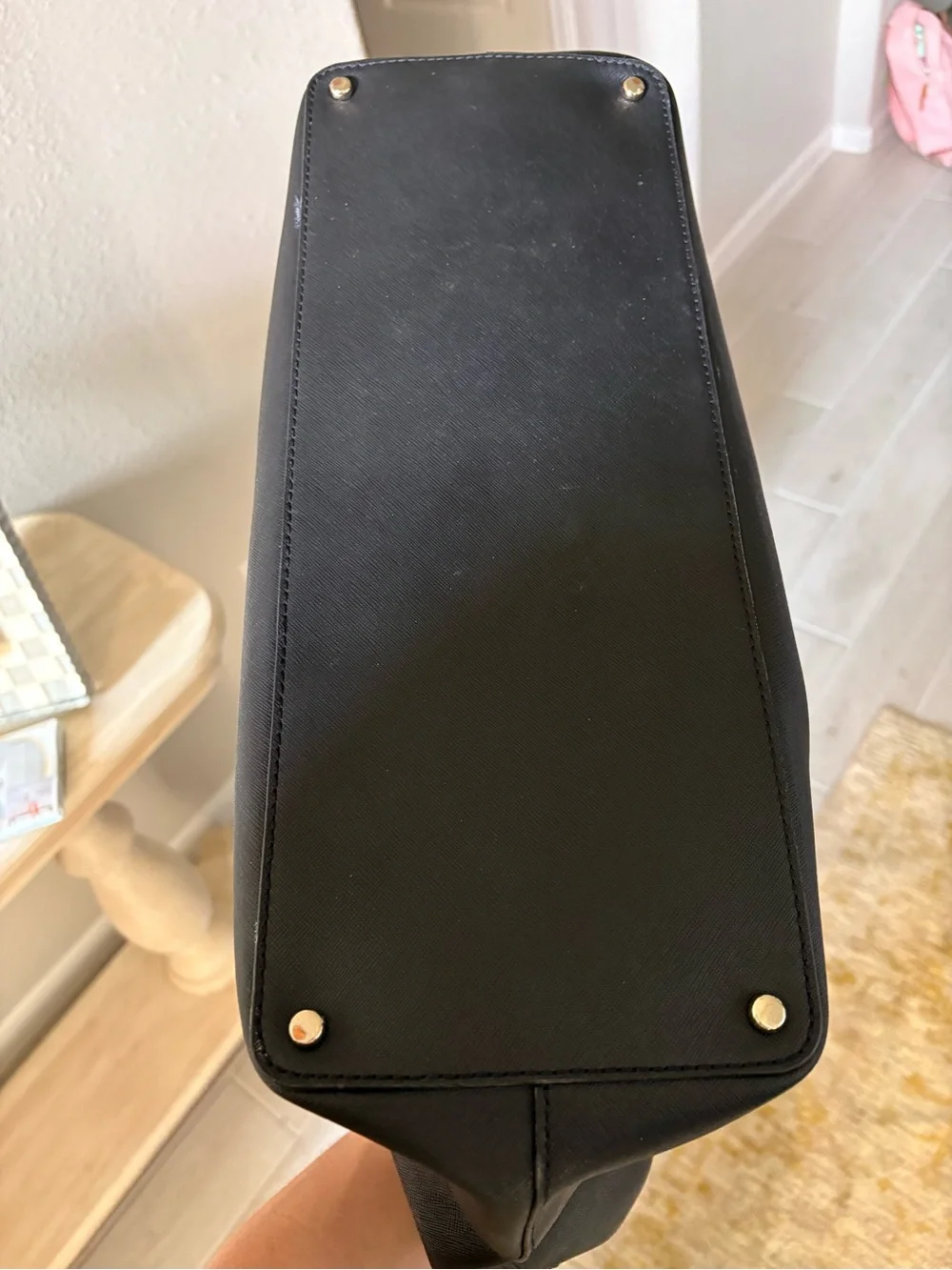 Kate Spade large Black Leather Tote Bag